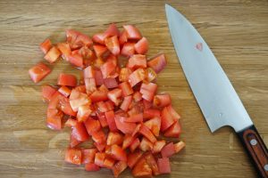 Crispy Chicken with Tomato Ponzu - Step1