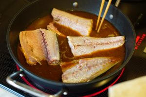 Miso Simmered Mackerel - Step2