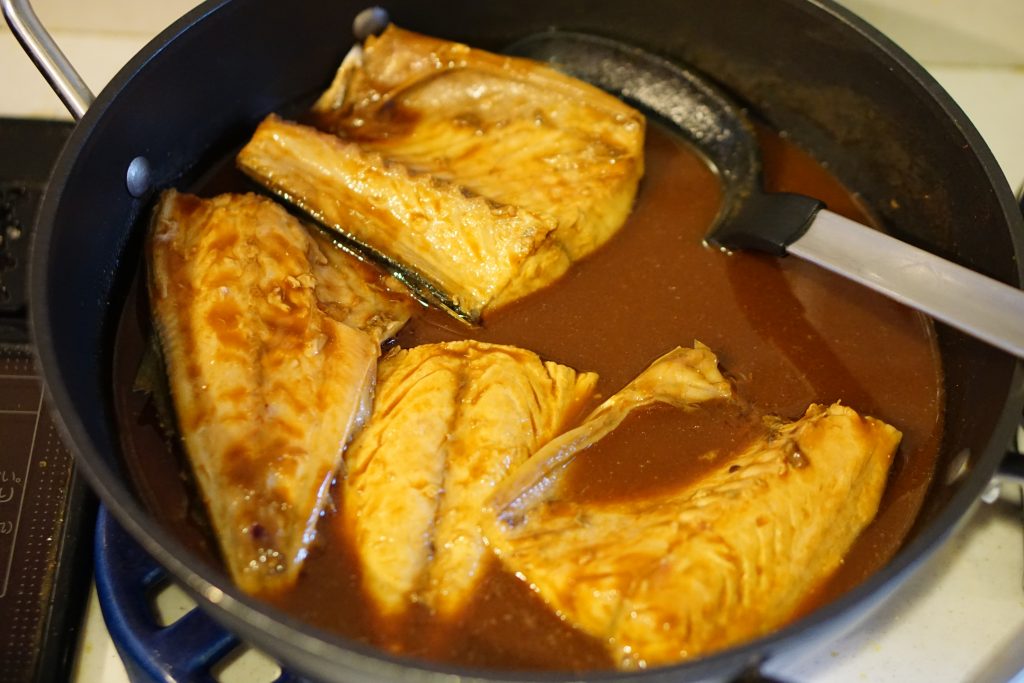 Miso Simmered Mackerel - Step3