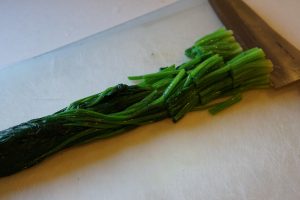 Spinach with Soy Sauce and Katsuobushi - Step2