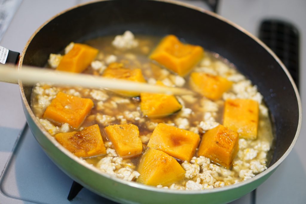 Kabocha soboroni - Step2