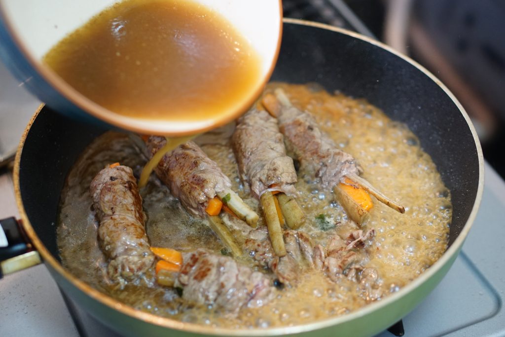 Burdock Carrot Beef Rolls - Step3