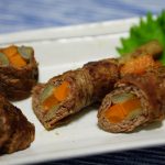 Burdock Carrot Beef Rolls