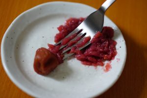 Umeboshi Shiso Tsukune - Preparation