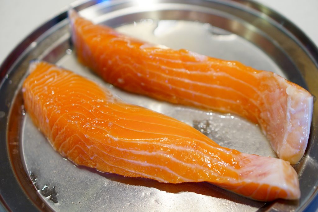 Tsutsumi-yaki Salmon - Preparation