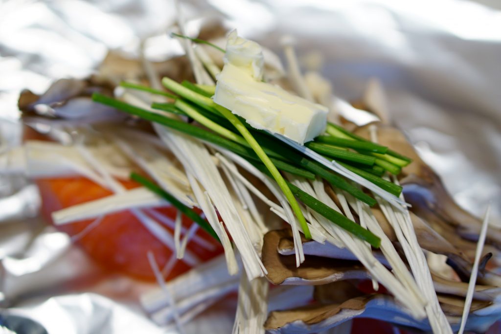 Tsutsumi-yaki Salmon - Step1