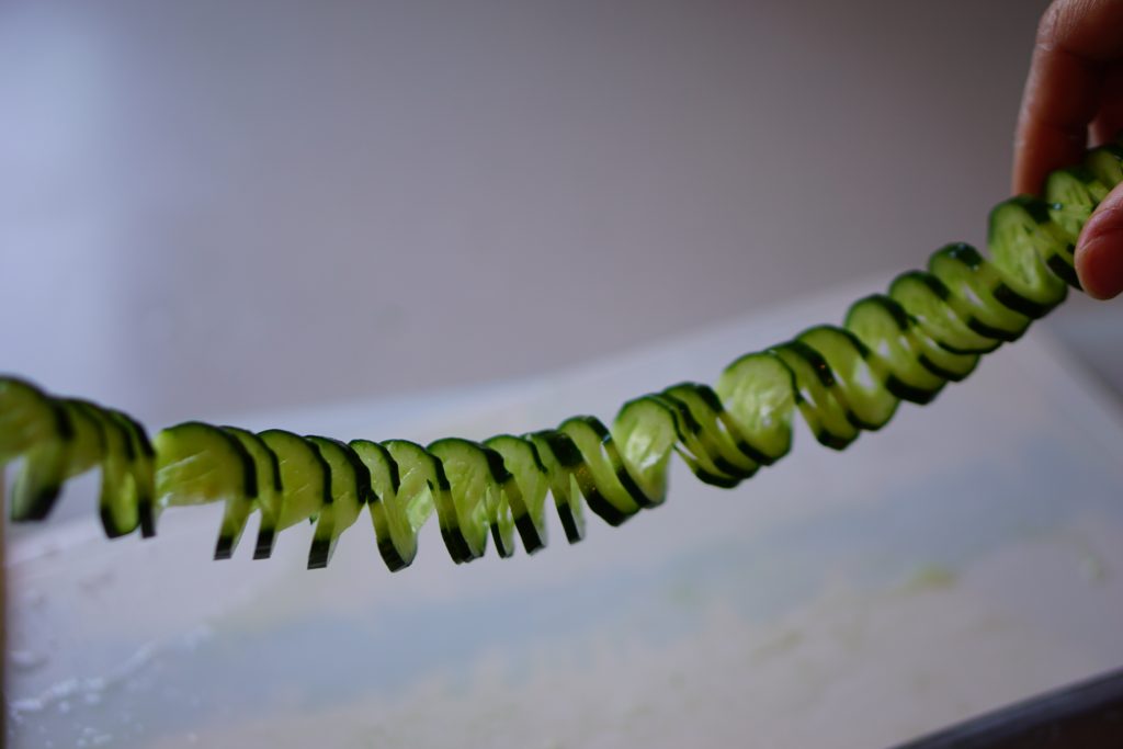 Cucumber with Soy Sauce Dressing - Step1