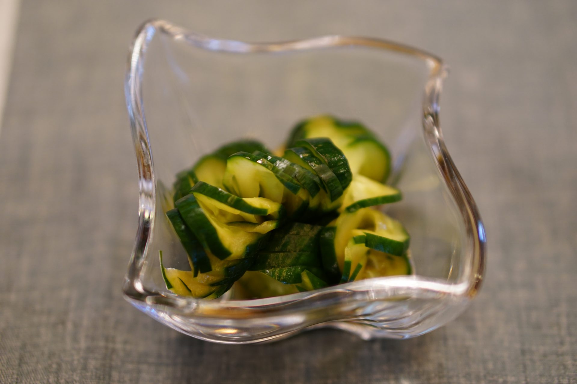 Cucumber with Soy Sauce Dressing