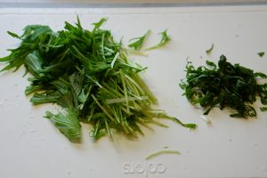 Daikon Salad with Ume-Ae - Preparation