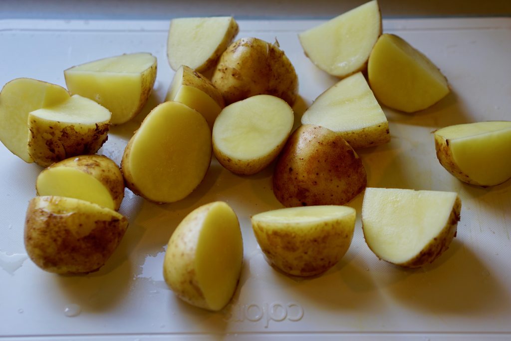 Teriyaki Potatoes - Preparation