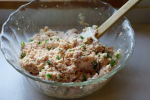 Tofu-Pork Hamburg Steak - Step1