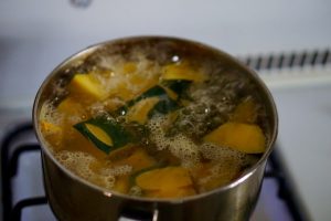 Simmered Kabocha - Step1