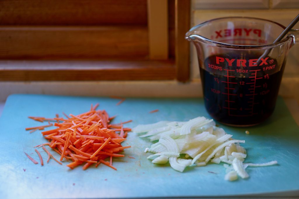 Salmon Nanbanzuke - Preparation