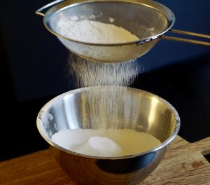 Tempura batter step 1